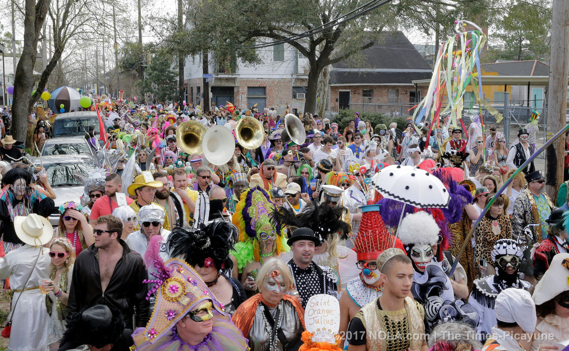Mardi Gras: Societe de Sainte Anne meanders through New Orleans neighborhoods